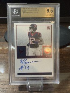 Nico Collins 2021 Panini Encased Auto /5 BGS 9.5