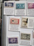 Commemorative Stamp Collection with Detailed Descriptions