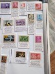 Commemorative Stamp Collection with Detailed Descriptions