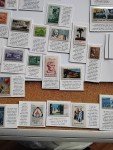 Commemorative Stamp Collection with Detailed Descriptions
