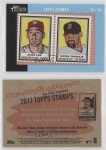 2011 Topps Heritage Encased Stamps Cliff Lee Youkilis