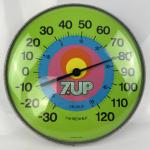 Vintage 7UP Jumbo Dial Advertising Thermometer