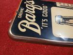 Vintage Barq’s Root Beer Metal Thermometer