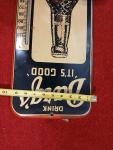 Vintage Barq’s Root Beer Metal Thermometer