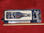 Vintage Barq’s Root Beer Metal Thermometer