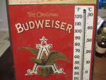 Budweiser King of Beers Wooden Thermometer