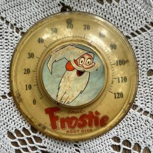 Frostie Root Beer Vintage Advertising Thermometer