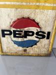 Vintage Pepsi-Cola Light Refreshment Thermometer Sign