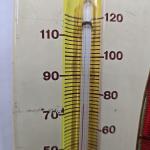 Original RC Cola Embossed Metal Bottle Thermometer