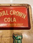 1940s Royal Crown Cola Metal Thermometer