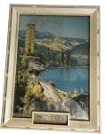 Antique Beer Distributor Thermometer with Scenery