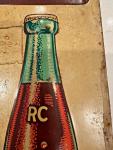 1940s Royal Crown Cola Metal Thermometer