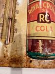 1940s Royal Crown Cola Metal Thermometer