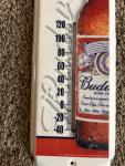 Vintage Budweiser Wall Thermometer "Bud King of Beers