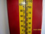 1950s Royal Crown Cola Metal Thermometer