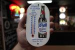 1940s Blatz Beer Milwaukee Metal Thermometer Sign