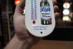 1940s Blatz Beer Milwaukee Metal Thermometer Sign