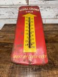 Vintage Royal Crown Cola Thermometer Sign