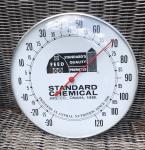 Vintage Standard Quality Feeds Farm Thermometer 10