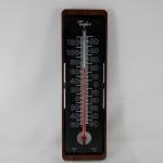 Vintage Taylor Wall Thermometer - Brown Wood Grain