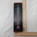 Vintage Taylor Wall Thermometer - Brown Wood Grain