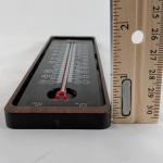 Vintage Taylor Wall Thermometer - Brown Wood Grain