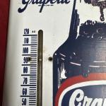 Grapette "Thirsty or Not" Vintage Metal Thermometer