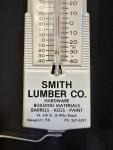 Smith Lumber Co Vintage Advertising Thermometer with Box