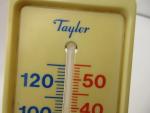 Vintage 7.5" Taylor Indoor/Outdoor Advertising Thermometer