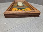 1980s Remington Arms Oak Framed Thermometer