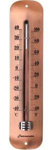 Large Vintage Steel Indoor/Outdoor Thermometer with Big Numbers