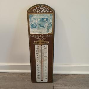 Vintage Chevy 23” Garage Thermometer