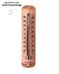 Large Vintage Steel Indoor/Outdoor Thermometer with Big Numbers