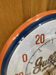 Gulf Vintage Thermometer Sign for Garage Decor