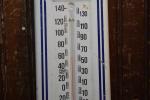 Superior Creamery Vintage Metal Thermometer Sign