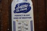 Superior Creamery Vintage Metal Thermometer Sign