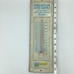 MOOG Burlington Auto Supply Vintage Metal Thermometer