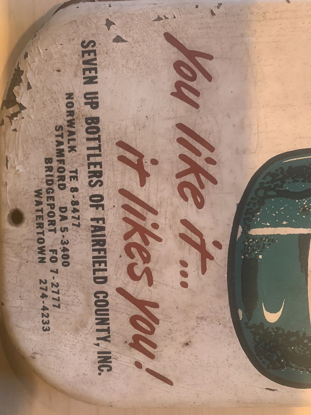 7up Lemon Lime Icy Soda Pop Antique Thermometer
