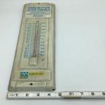 MOOG Burlington Auto Supply Vintage Metal Thermometer