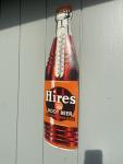 Vintage Hires Root Beer Die Cut Thermometer Sign