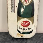 Cott Ginger Ale Vintage Thermometer Sign 16x6”