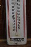 Thompson Tomahawk Hybrid Vintage Metal Thermometer Sign