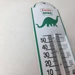 Sinclair Gas Vintage Porcelain Thermometer Sign