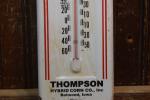 Thompson Tomahawk Hybrid Vintage Metal Thermometer Sign