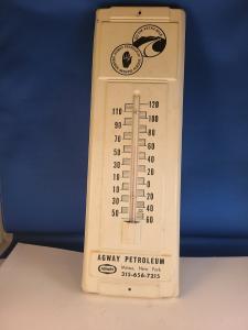 AGWAY Vintage Petroleum Thermometer Sign 14