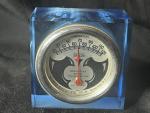 Rochester Vintage Room Thermometer in Blue Acrylic