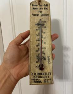 J.C. Brantley General Store Thermometer - Raleigh NC