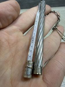 Antique Metal Pocket Thermometer St. Louis Suytier