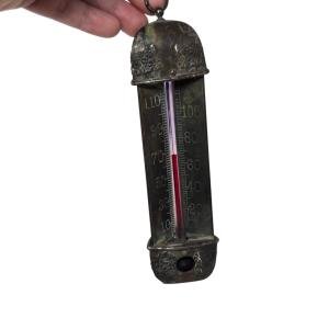 Taylor Bros. 1887 Brass Chandelier Thermometer
