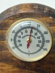 Vintage Wooden Desk Thermometer 8x3x2.5”
